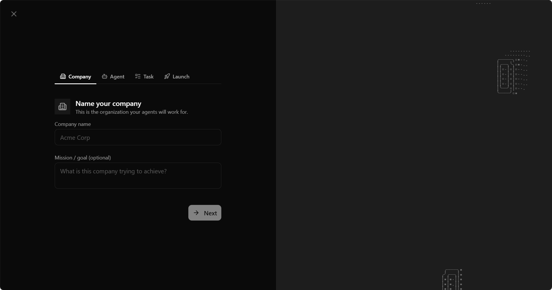 Paperclip create account- fill out form